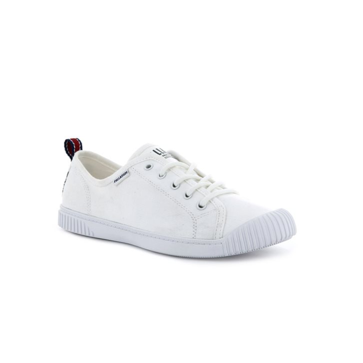 Dámské Tenisky Palladium Easy Krajkové Platene Low Tops Bílé | CZ EOZ-92V